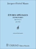 Études speciales op.36,1 pour violon