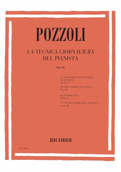 LA TECNICA GIORNALIERA DEL PIANISTA BAND 2 = TEIL 3 LA TECNICA GIORNALIERA DEL PIANISTA BAND 2 = TEIL 3
