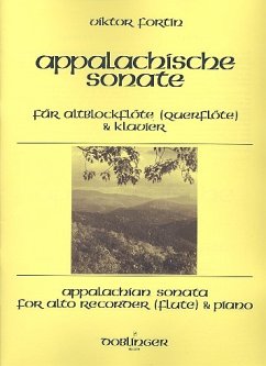 Cover Appalachische Sonate für Altblockflkte (Flöte) und Klavier