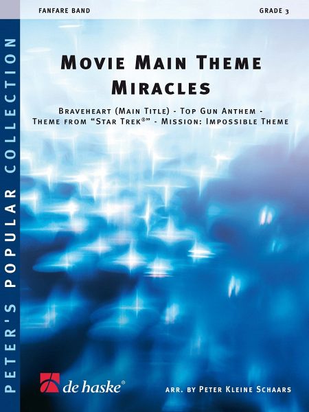 Movie Main Theme Miracles Fanfare Band Partitur Movie Main Theme Miracles Fanfare Band Partitur
