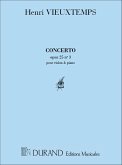 Concerto no.3 op.25 pour violon et orchestre pour violon et piano