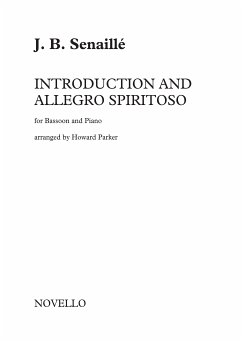 Cover Jean Baptiste Senaille, Senaille Introduction & Allegro Spiritoso Fagott und Klavier Buch