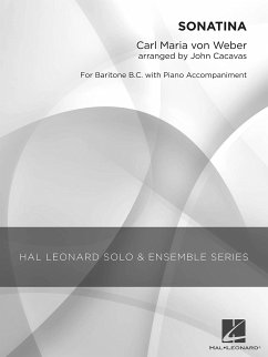 Carl Maria von Weber, Sonatina Baritone Buch