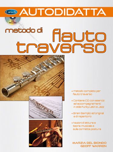 Warren del Biono, Metodo Di Flauto Traverso Autodidatta + Cd Flute Buch + CD Warren del Biono, Metodo Di Flauto Traverso Autodidatta + Cd Flute Buch + CD