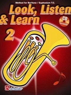 Cover Jaap Kastelein_Michiel Oldenkamp Look, Listen & Learn 2 Baritone / E Baritone/Euphonium TC Buch + CD