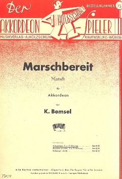 Cover Marschbereit für Akkordeon (mit 2. Stimme)