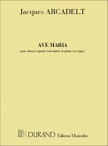 Ave Maria pour choeur mixte et piano (orgue) partition