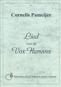 Cover Lied voor de Vox humana voor orgel