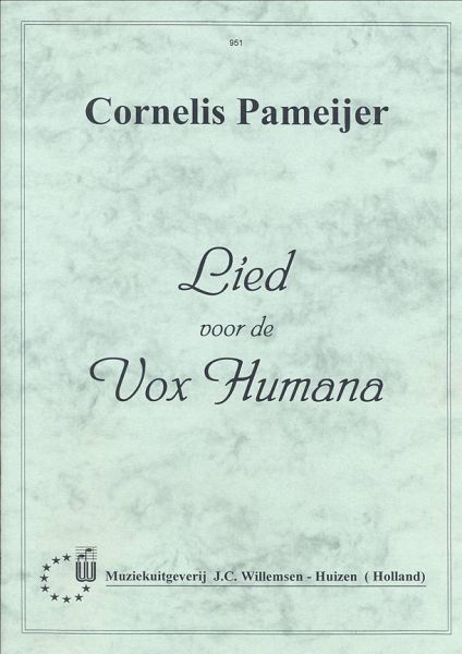 Lied voor de Vox humana voor orgel Lied voor de Vox humana voor orgel