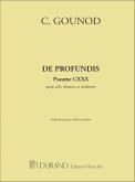 C. Gounod De Profundis, Psaume Cxxx Canto (O Voce Recit) E Pianoforte