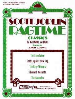 Cover SCOTT JOPLIN RAGTIME CLASSICS: SONGBOOK FOR CLARINET AND PIANO FRANK, MARCEL G.