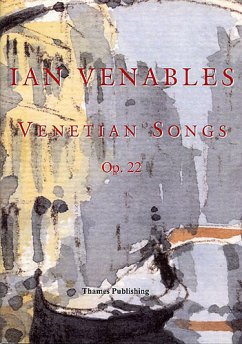 Cover Venetian Songs op.22 for high voice and piano