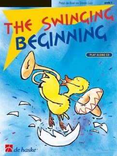Peter de Boer_Simon Lutz The Swinging Beginning Trombone / Euphonium BC/TC Buch + CD