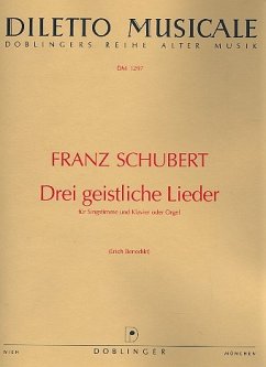 3 geistliche Lieder für Singstimme und Klavier (Orgel)