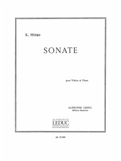 Cover Sonata, for Violin and Piano