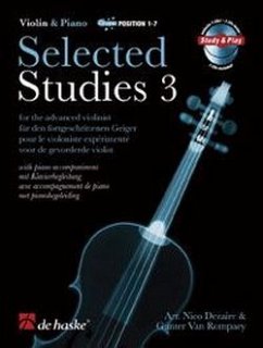 Cover Selected Studies vol.3 (+2 CD's) for violin and piano