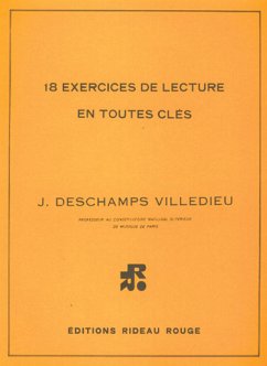 18 Exercices de Lecture en toutes Clés Solfege Buch 18 Exercices de Lecture en toutes Clés Solfege Buch