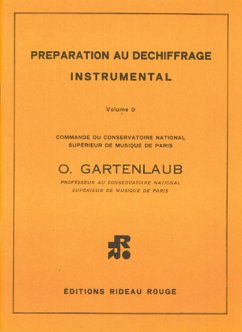 Odette Gartenlaub, Préparation au déchiffrage instrumental - Vol D Theory Buch