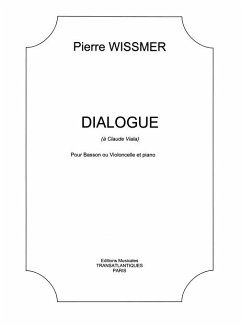 Cover Pierre Wissmer: Dialogue Bassoon, Piano Accompaniment