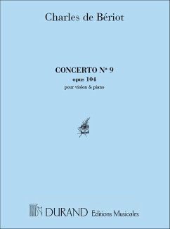 Beriot Concerto Op 104 N 9 Violon-Piano Violin and Piano