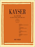 H.E. Kayser 36 Studi Elementari E Progressivi Op. 20 Violin