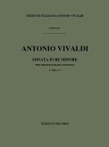 A. Vivaldi Sonate Per Vl. E B.C.: In Re Min. Rv 15 Sonate Per Violino