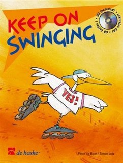Peter de Boer_Simon Lutz Keep on Swinging Trombone / Euphonium BC/TC Buch + CD