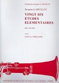 26 Études elementaires pour clarinette 26 Études elementaires pour clarinette