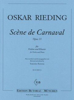 Scčne e Carnaval op.33 für Violine und Klavier