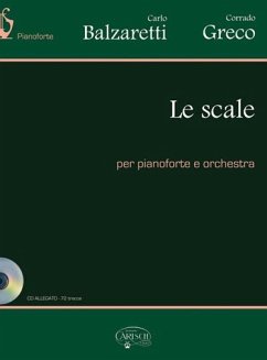 Cover Balzaretti-Greco, Scale Per Pianoforte E Orchestra Klavier Buch + CD