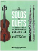 Solos and Duets for C Instruments & Acc., Vol. II Solos and Duets for C Instruments & Acc., Vol. II