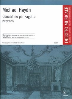 Concertino per fagotto für Fagott und Kammerorchester Stimmenset