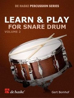 Cover Gert Bomhof Learn & Play, Vol. 2 Snare Drum Buch