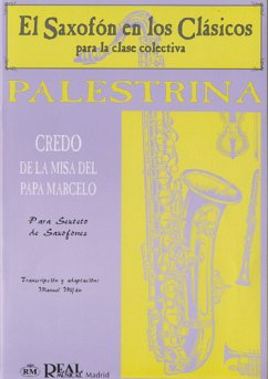 Giovanni Pierluigi da Palestrina, Credo de la Misa del Papa Marcello Saxophone Buch