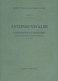 Concerto in la maggiore per violino, archi, cembalo e organo partitura