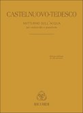 Mario Castelnuovo-Tedesco, Notturno sull'acqua Cello und Klavier Buch