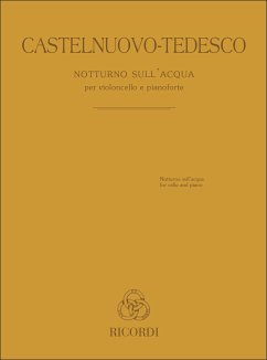 Cover Mario Castelnuovo-Tedesco, Notturno sull'acqua Cello und Klavier Buch