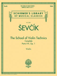 Cover The School of Violin Technics Complete, Op. 1