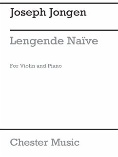 Cover Joseph Jongen: Legende Naive Op. 59 Violin, Piano Accompaniment Instrumental Work