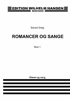 Cover Edvard Grieg, Romancer Og Sange - Bind 1 Vocal and Piano Buch