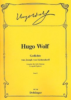 Cover Gedichte von Joseph von Eichendorff Band 1 (Nr.1-99) für tiefe Singstimme und Klavier