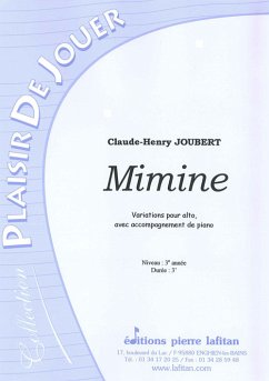 Joubert, Claude-Henry, Mimine Alto et piano