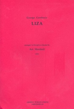 Liza for saxophone quartet score and parts