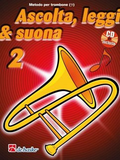 Jaap Kastelein_Jilt Jansma Ascolta, Leggi & Suona 2 trombone Trombone BC Buch + CD Jaap Kastelein_Jilt Jansma Ascolta, Leggi & Suona 2 trombone Trombone BC Buch + CD