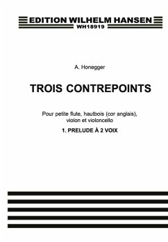 Prelude a 2 voix pour hautbois et violoncelle 2 partitions