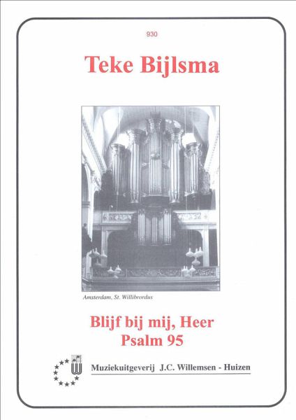 Blijf bij mij Heer for organ Blijf bij mij Heer for organ