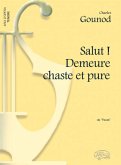 Salut! Demeure chaste et pure da 'Faust' for tenor voice and piano