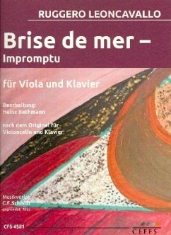 Cover Brise de mer für Viola und Klavier