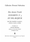 Concerto sol majeur no.3 pour 2 guitares et cordes pour 2 guitares et piano