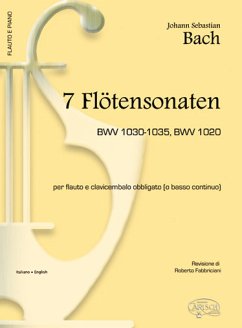 Cover 7 Flötensonaten BWV1030-1035, BWV1020 per flaute e clavicembalo obbligato o bc